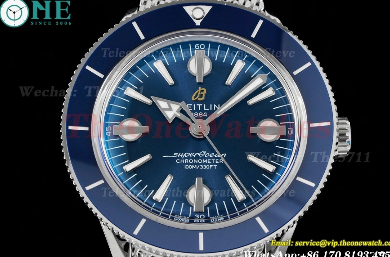 SS 42mm Blue A2824 '57 GF SS Superocean Heritage 0126